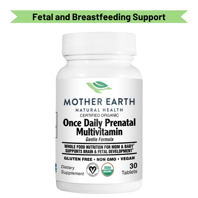 Mother Earth Supplements Once Daily Prenatal Multivitamin - Tablets