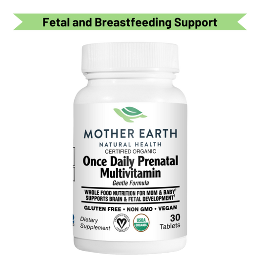 Mother Earth Supplements Once Daily Prenatal Multivitamin - Tablets