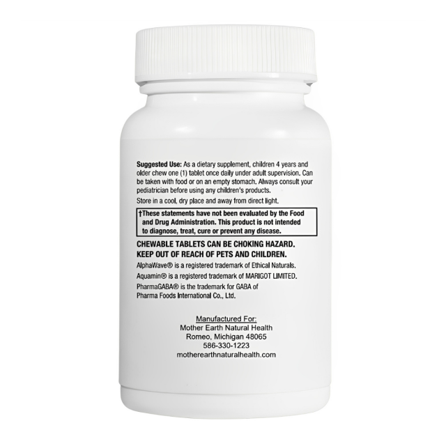 Mother Earth KIDS Kid's Calm - Chewable Mixed Berry Tablets