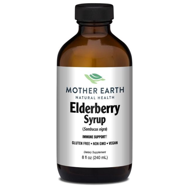 Mother Earth Supplements Elderberry Syrup - Liquid 8oz