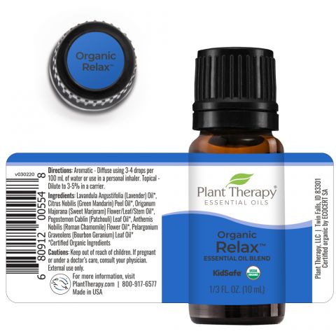 Plant Therapy Essential Oil - Relax - Organic