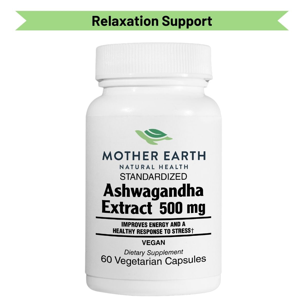 Mother Earth Supplements Ashwagandha Extract 500mg - Capsules