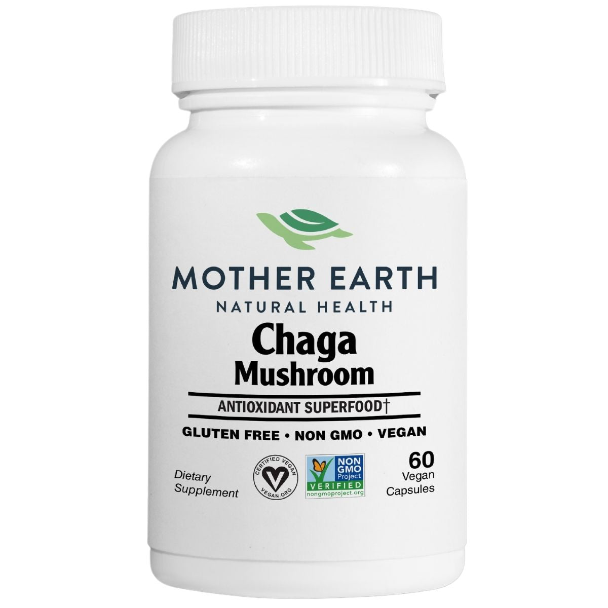 Mother Earth Natural Health - Organic Chaga Functional Mushroom Capsules