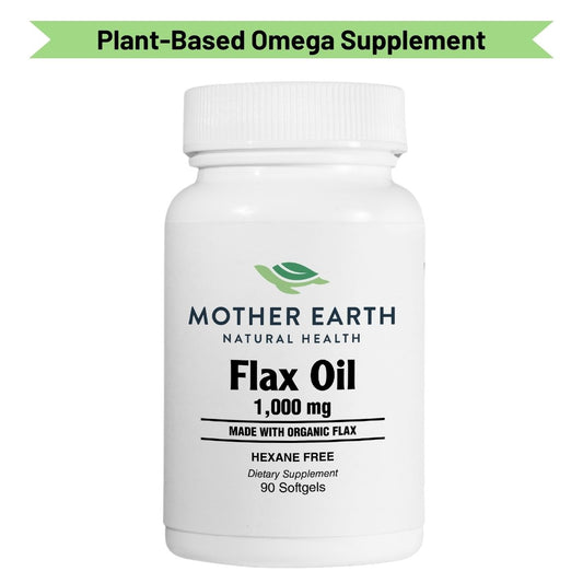 Mother Earth Natural Health - Flax Oil Softgels