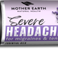 Mother Earth Natural Health - Essential Oil Roll On - Severe Headache Relief