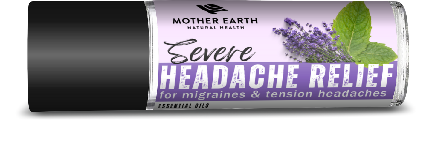 Mother Earth Natural Health - Essential Oil Roll On - Severe Headache Relief