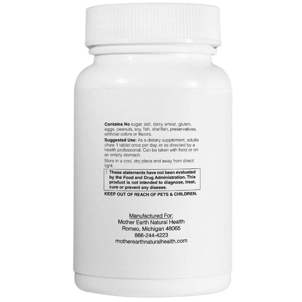 Mother Earth Supplements Gaba 200mg - Chewable Tablets