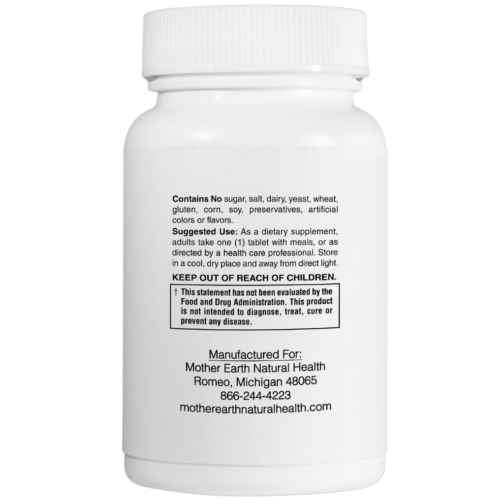 Mother Earth Supplements Garlic 500mg - Tablets
