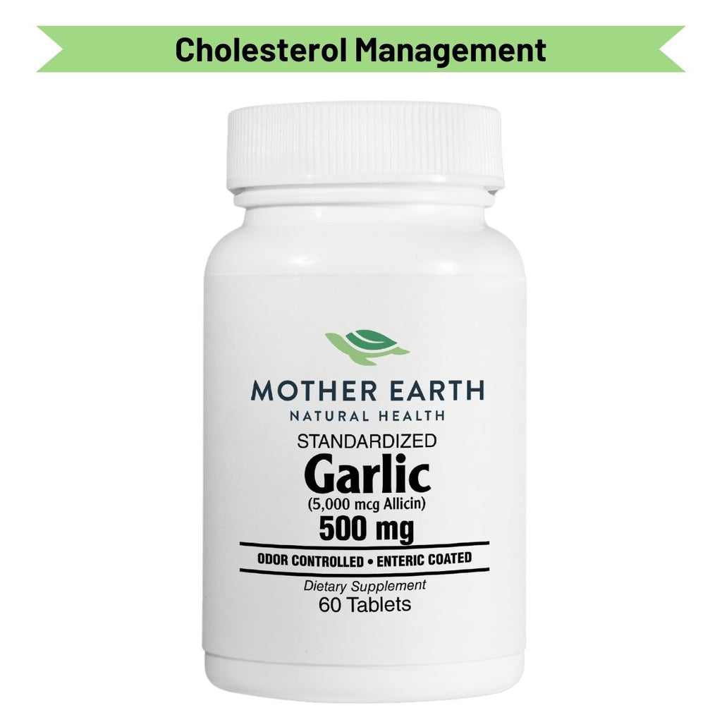 Mother Earth Supplements Garlic 500mg - Tablets