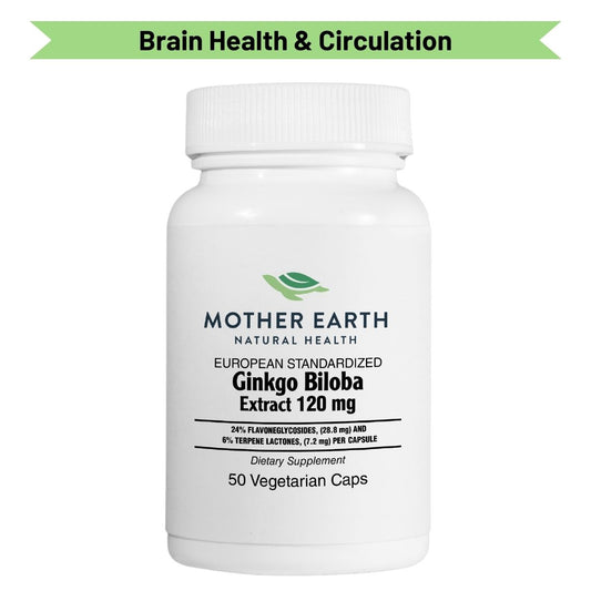 Mother Earth Natural Health - Ginkgo Biloba Capsules