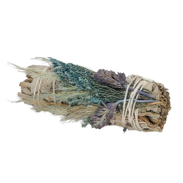 Handmade Smudge Bundle - Blue Bouquet Sage
