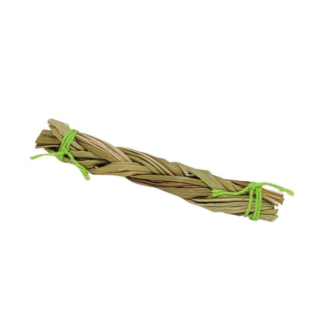 Handmade Smudge Bundle - Braided Sweetgrass Sage