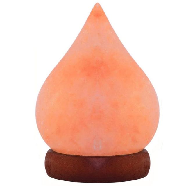 Himalayan Salt - USB - Tear Drop White with Multicolor Lights
