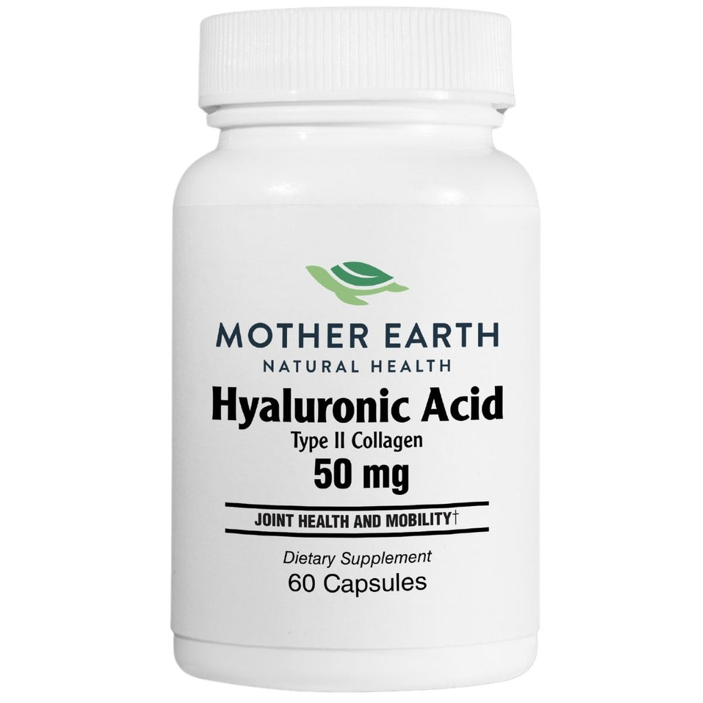 Mother Earth Supplements Hyaluronic Acid 50mg - Capsules