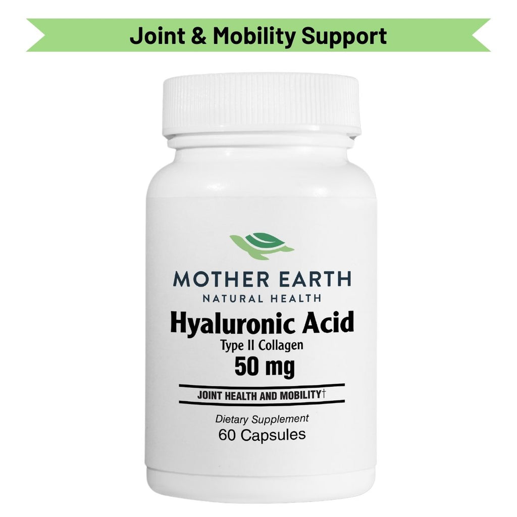 Mother Earth Supplements Hyaluronic Acid 50mg - Capsules