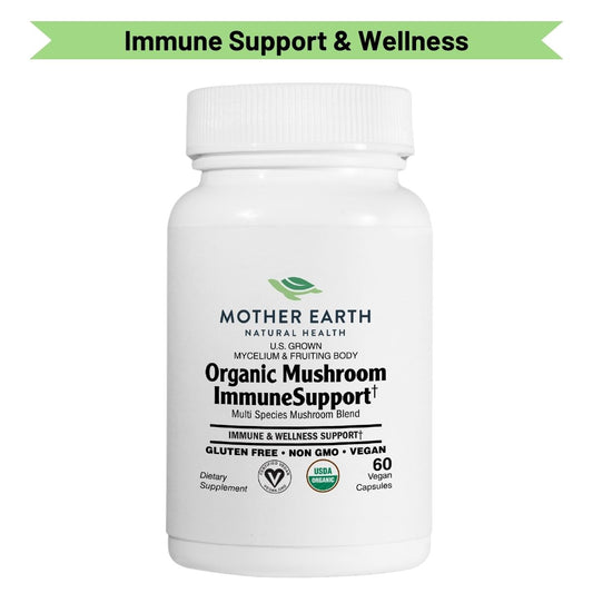 Mother Earth Natural Health - Immune Support Functional Mushroom Capsules