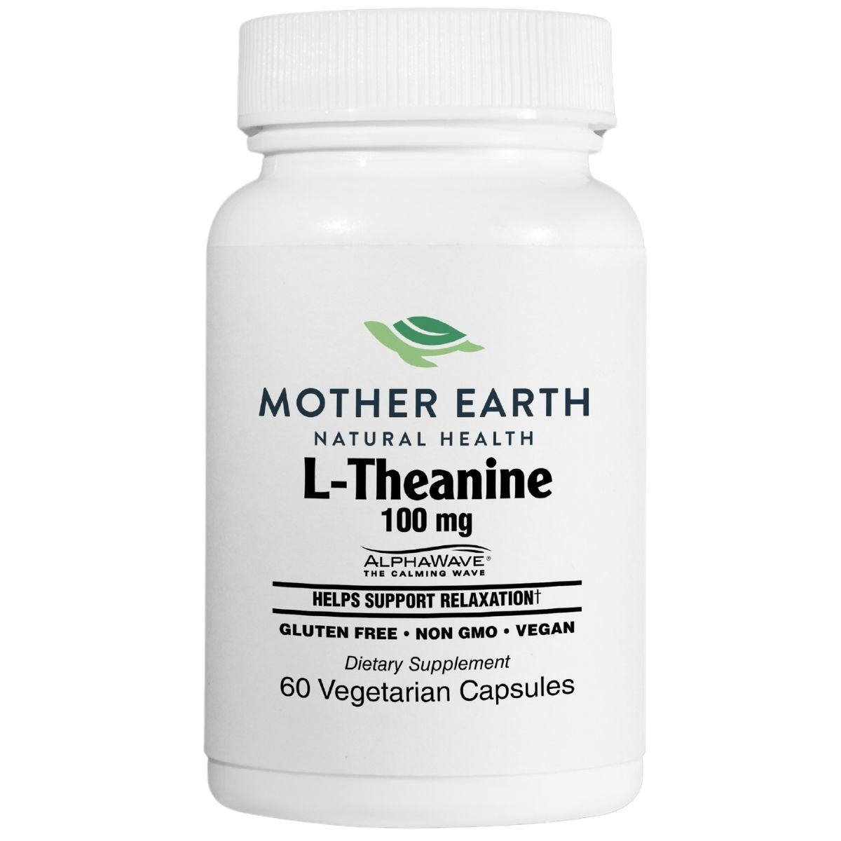 Mother Earth Supplements L-Theanine 100mg - Capsules