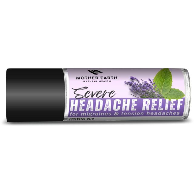 Mother Earth Natural Health Essential Oil Roll On - Severe Headache Relief