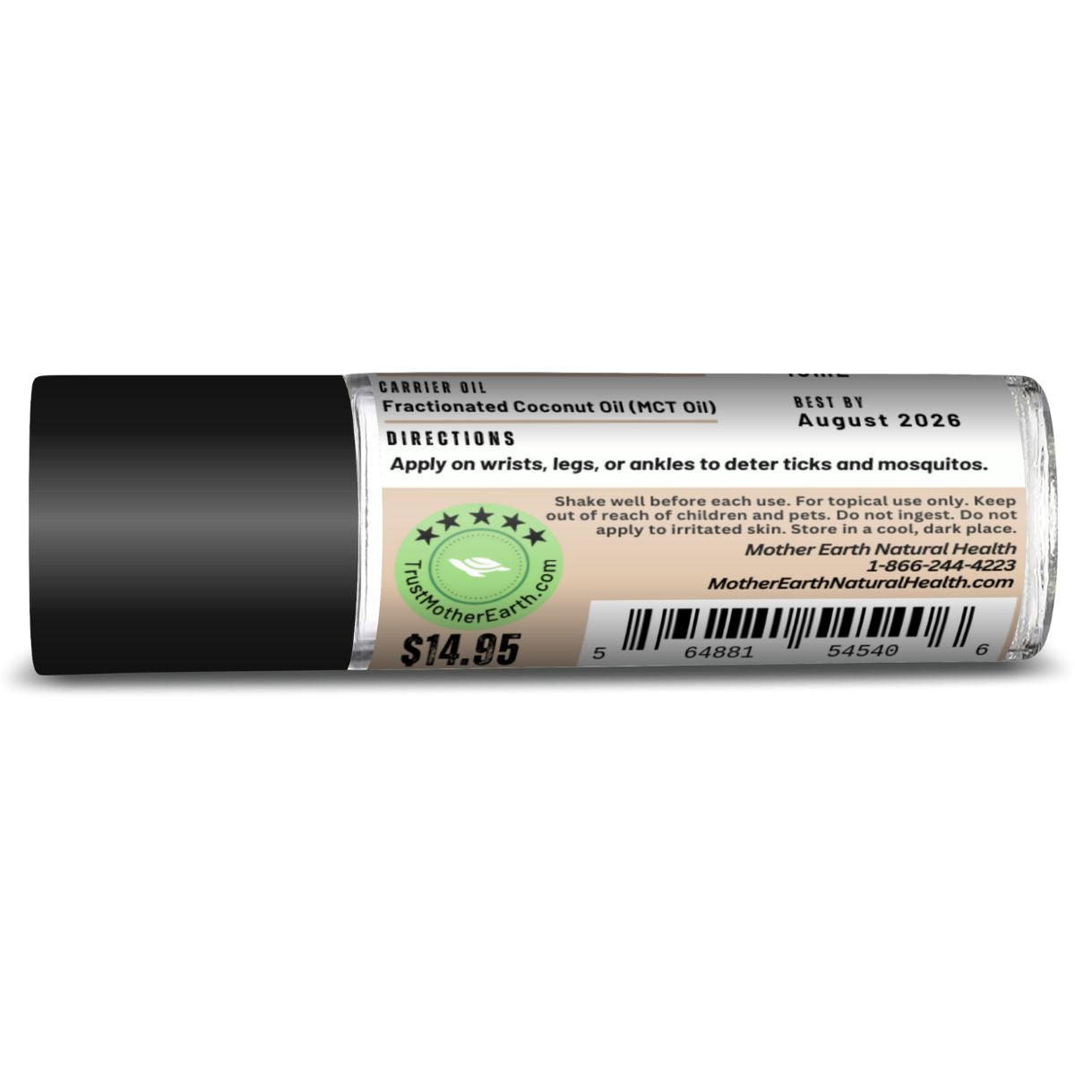 Mother Earth Natural Health - Essential Oil Roll On - Ticked Off