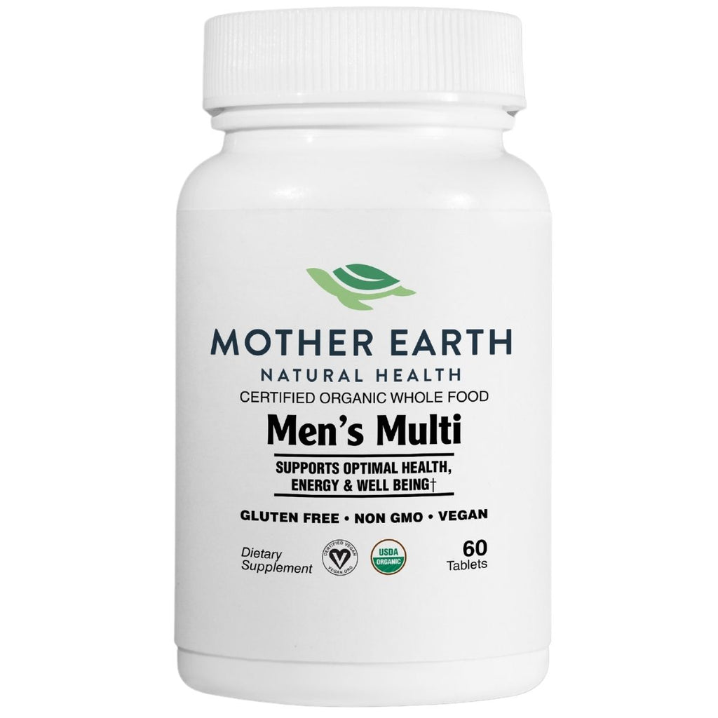 Mother Earth Supplements Organic Whole Food Men's Multi Vitamin - Tablets