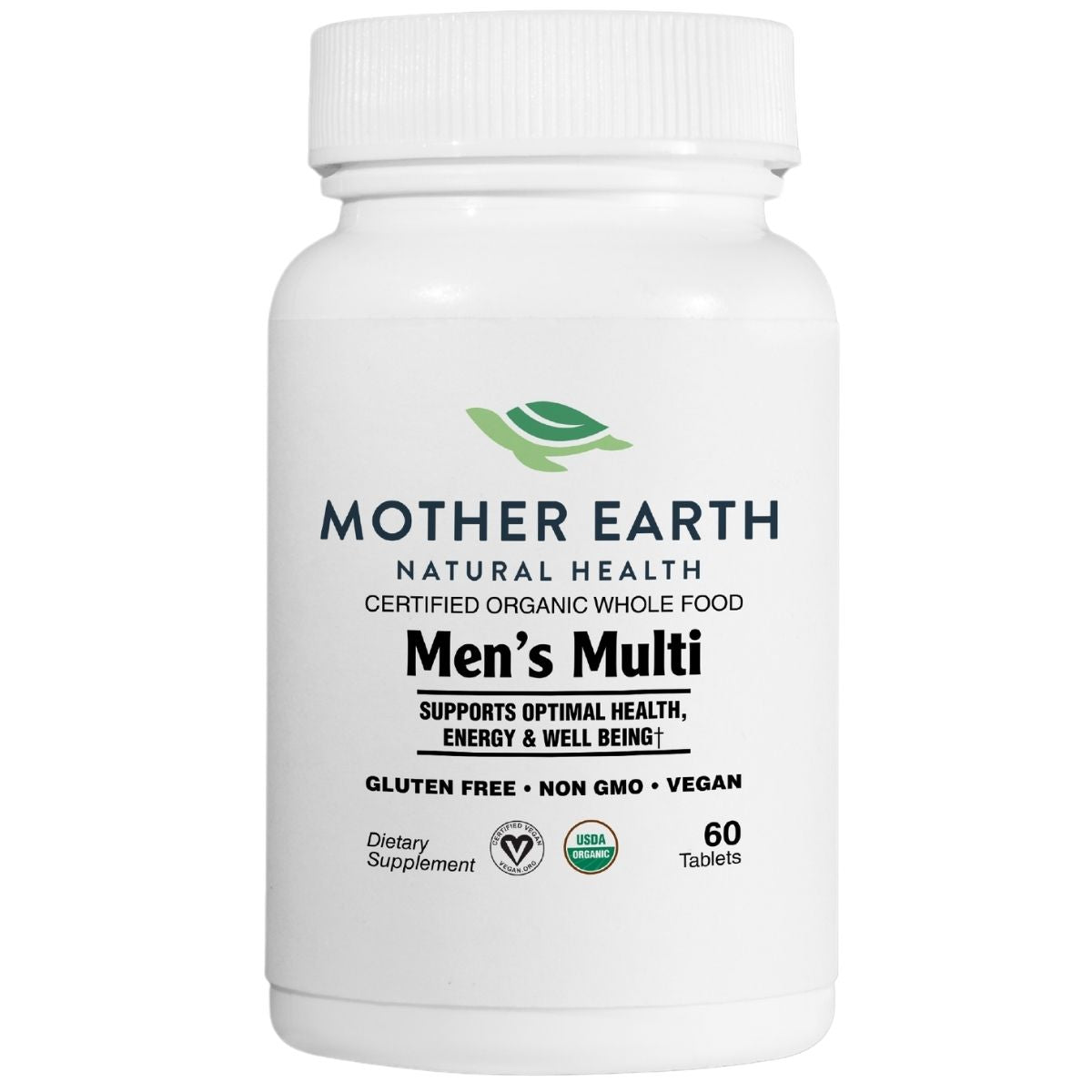 Mother Earth Supplements Organic Whole Food Men's Multi Vitamin - Tablets