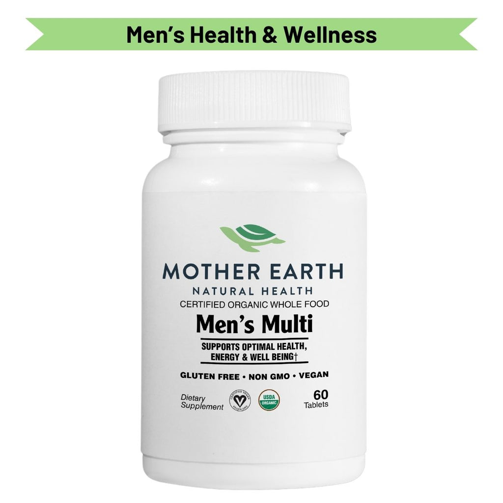 Mother Earth Supplements Organic Whole Food Men's Multi Vitamin - Tablets