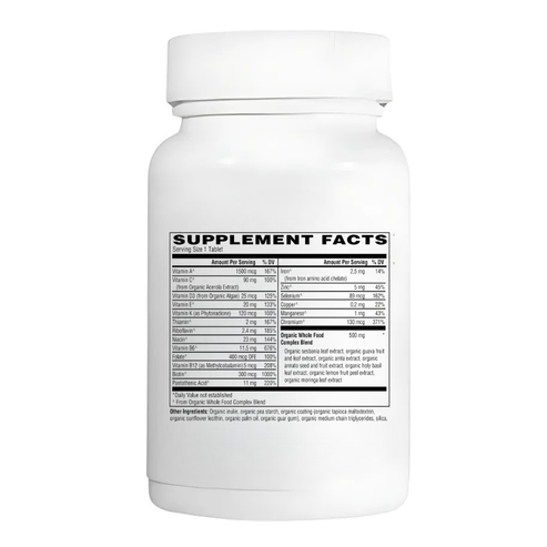 Mother Earth Natural Health - Organic Once Daily Men's Multivitamin 30ct