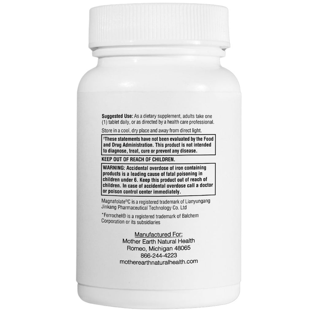 Mother Earth Supplements Blood Support Plus Superfoods - Tablets