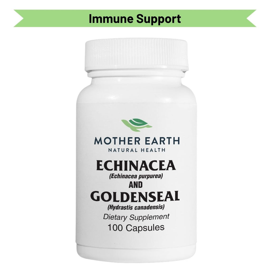 Mother Earth Supplements Echinacea & Goldenseal - Capsules