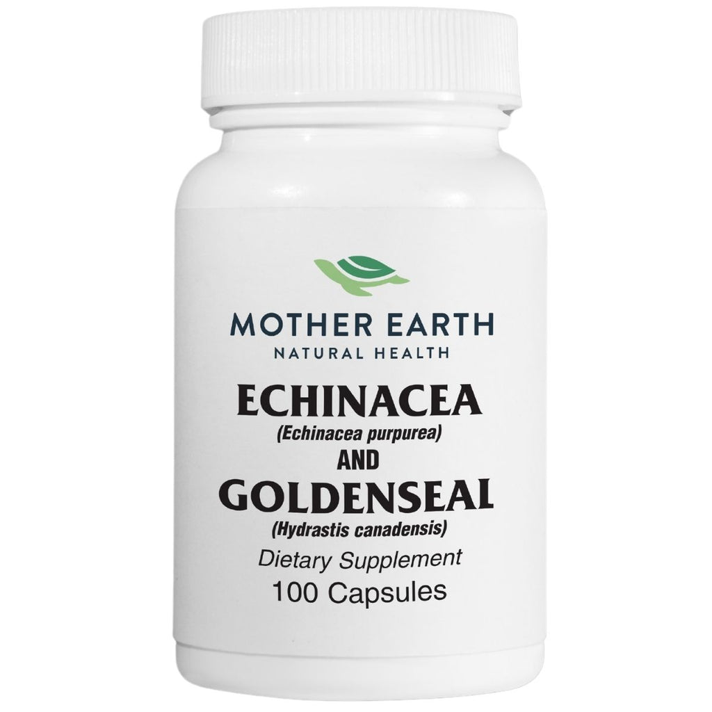 Mother Earth Supplements Echinacea & Goldenseal - Capsules