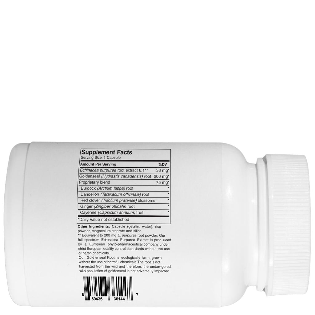 Mother Earth Supplements Echinacea & Goldenseal - Capsules