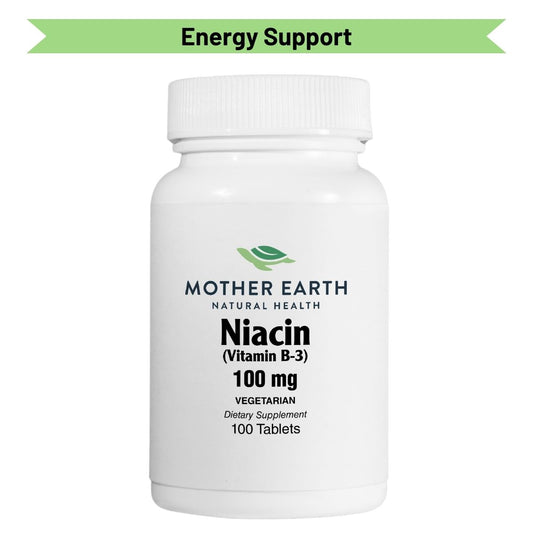 Mother Earth Natural Health - Niacin Tablets