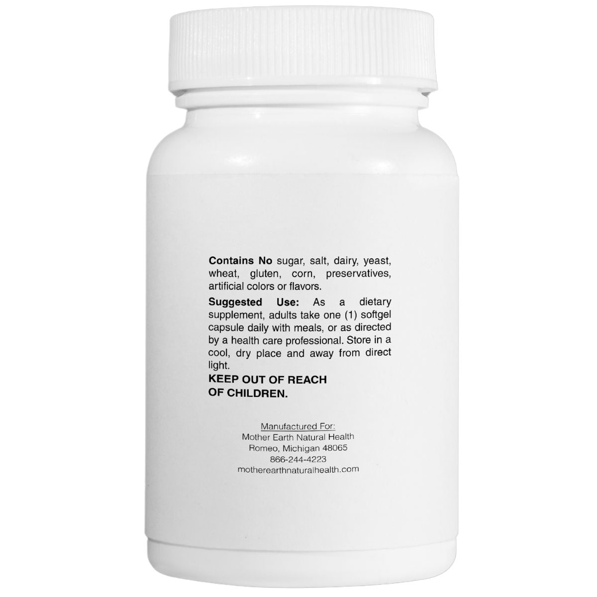 Mother Earth Supplements Vitamin E 268mg - Softgels