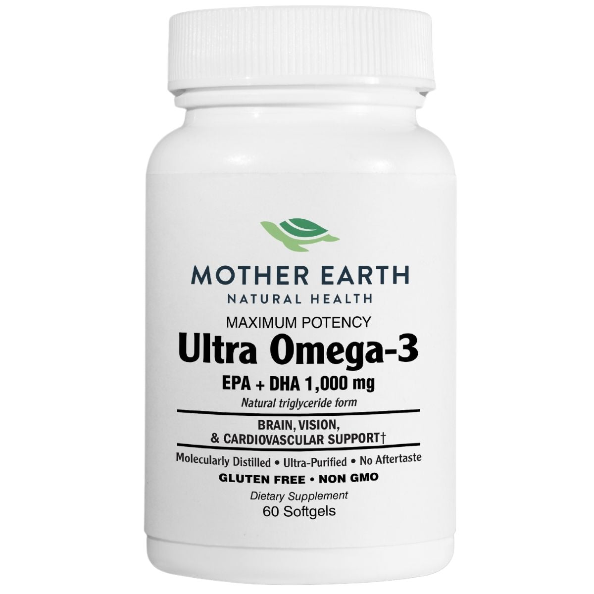 Mother Earth Supplements Ultra Omega Fish Oil - EPA + DHA  - Softgels