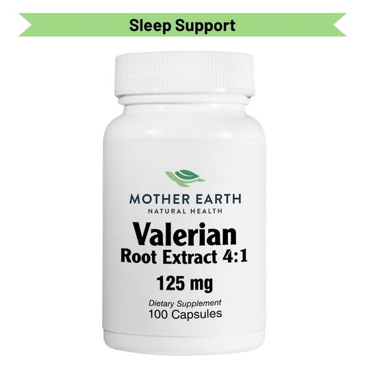 Mother Earth Natural Health - Valerian Root Extract Capsules