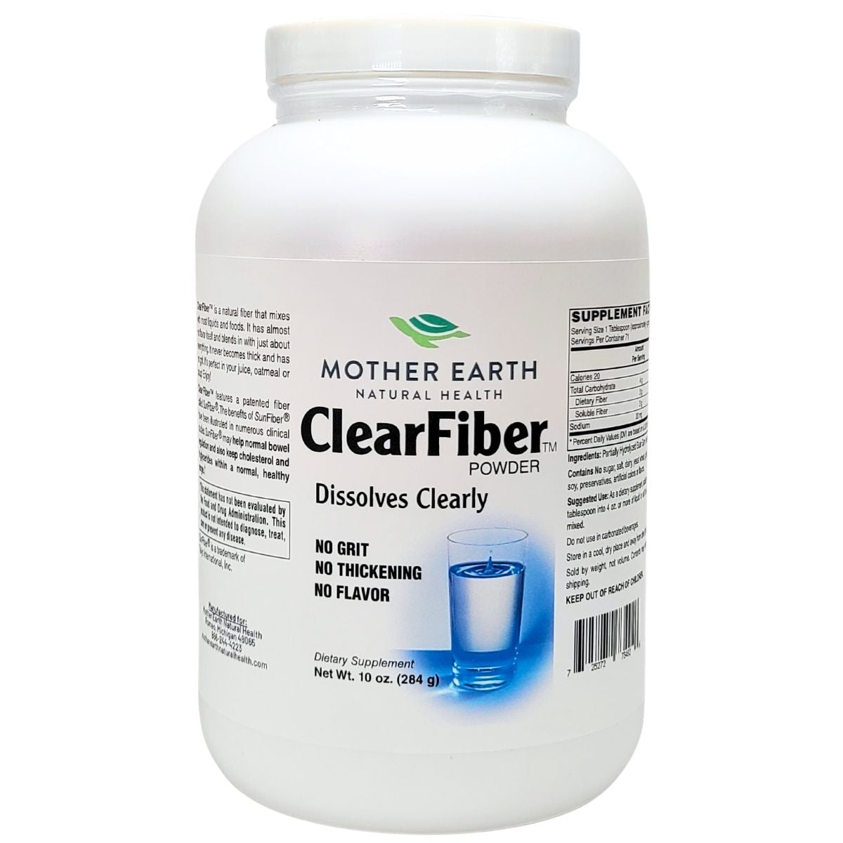 Mother Earth Natural Health - ClearFiber Powder Supplement