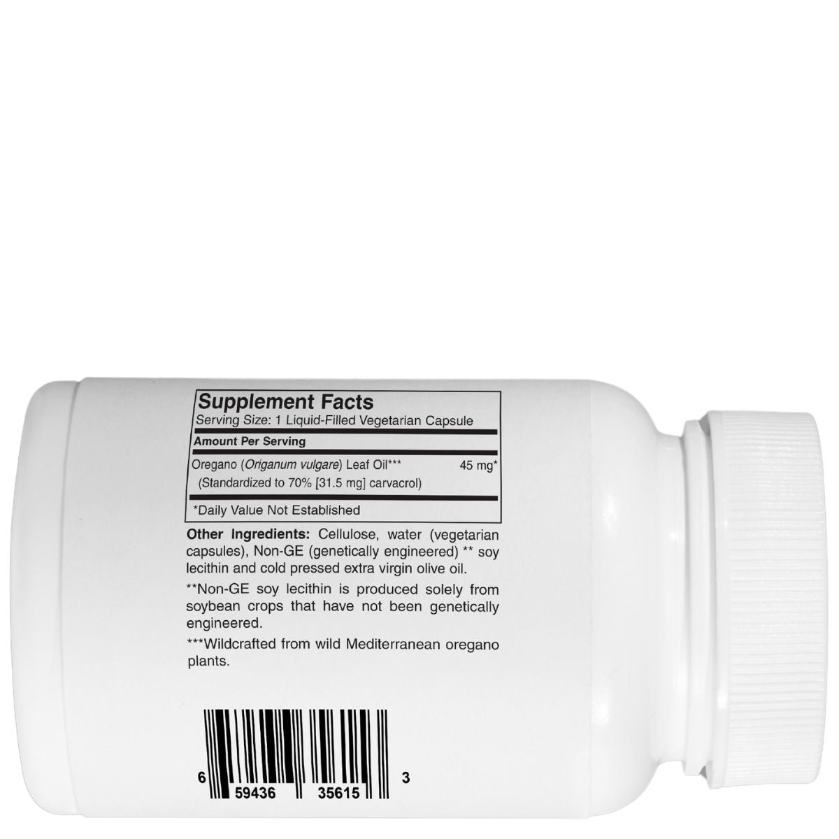 Mother Earth Supplements Oregano Oil 45mg - Capsules