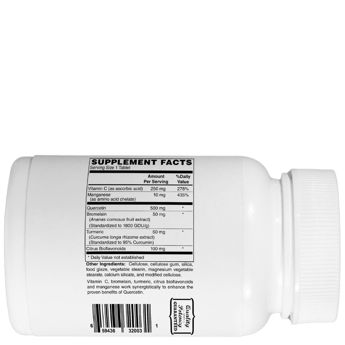 Mother Earth Supplements Quercetin 500-Plus - Tablets