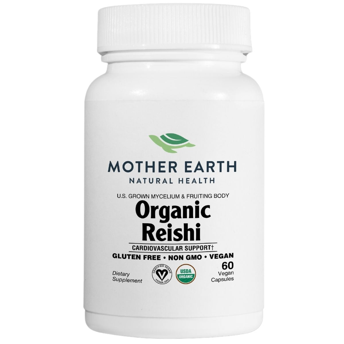 Mother Earth Natural Health - Organic Reishi Functional Mushroom Capsules