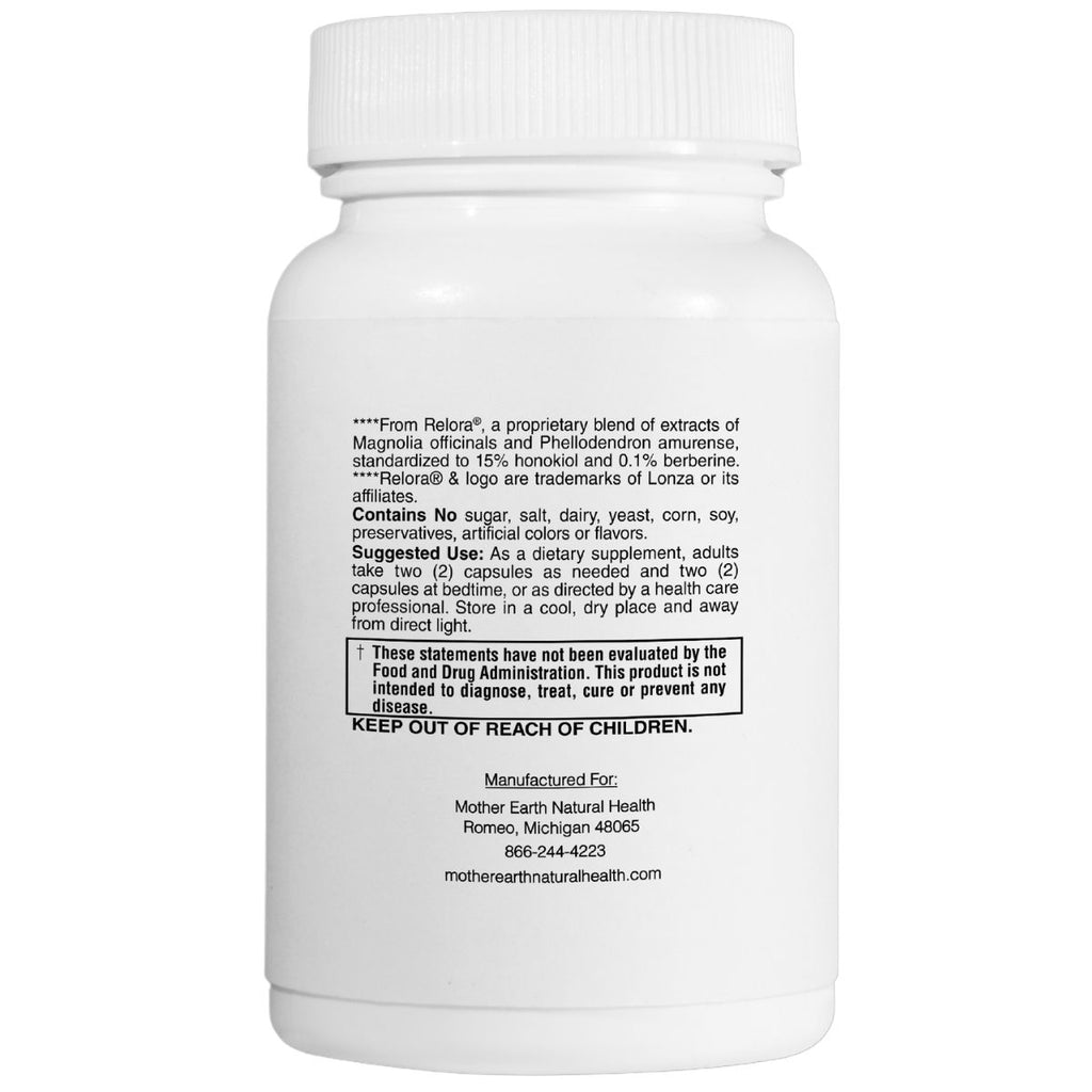 Mother Earth Natural Health Relaxation Support - Capsules