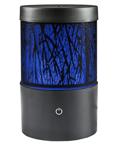 Serene Living Essential Oil Diffuser - Willow Forest in Black