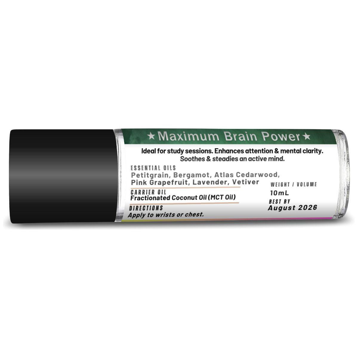 Mother Earth Natural Health - Essential Oil Roll On - Study Buddy