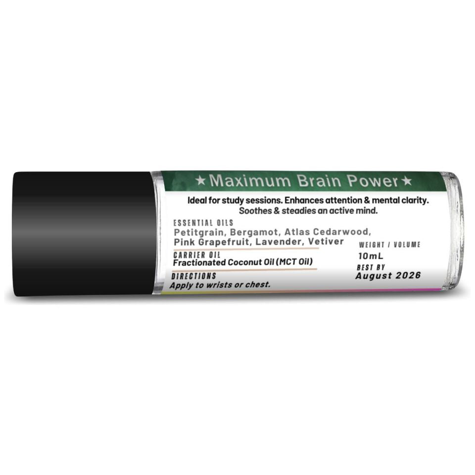 Mother Earth Natural Health Essential Oil Roll On - Study Buddy