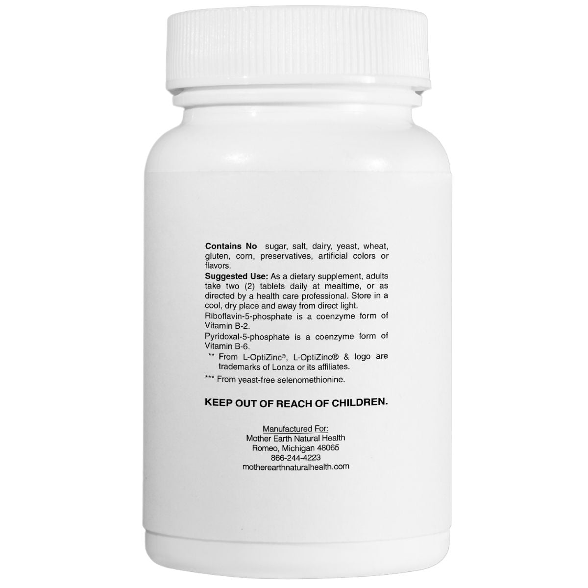 Mother Earth Natural Health Super Antioxidant Formula - Tablets