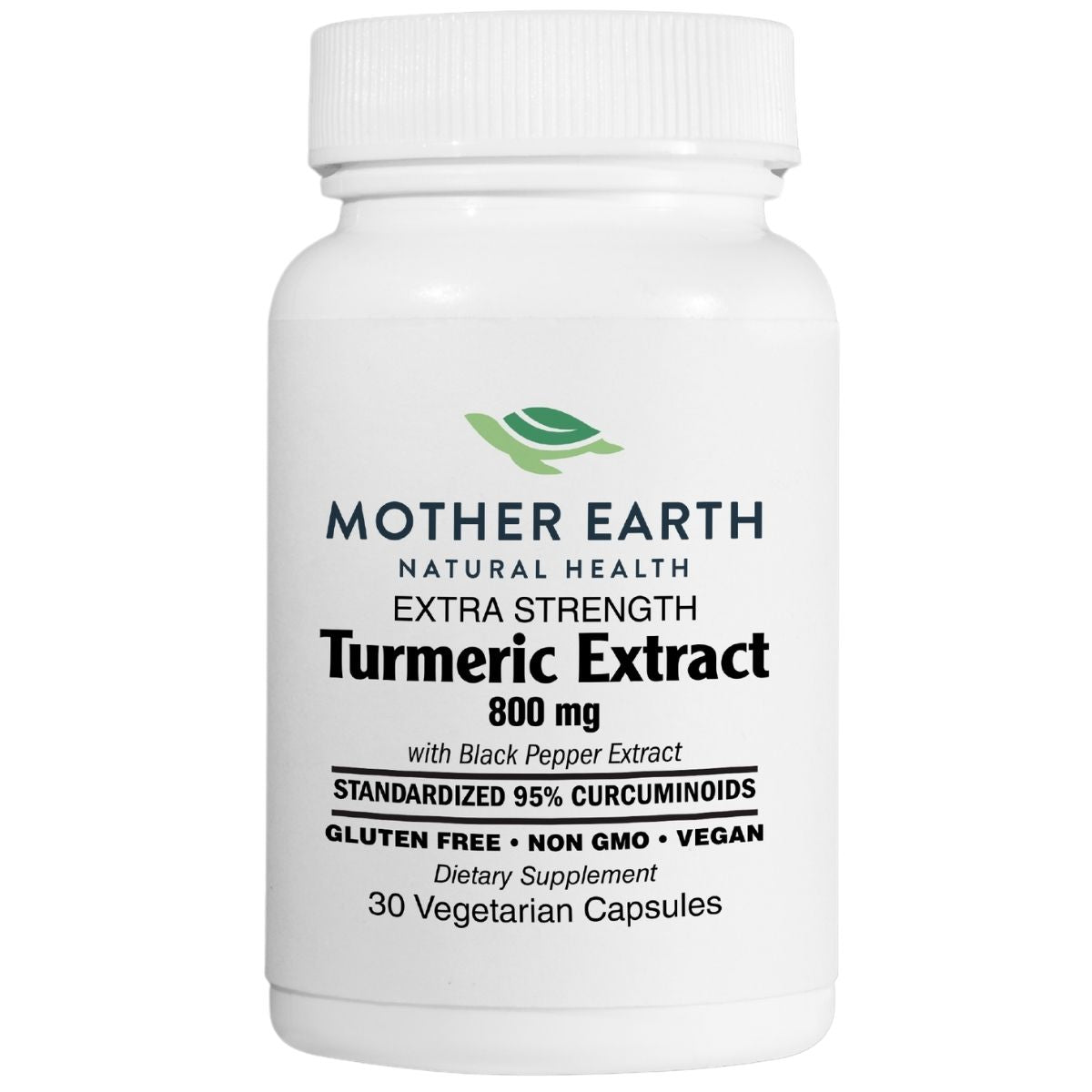 Mother Earth Supplements Turmeric Extract Extra Strength 800mg - Capsules