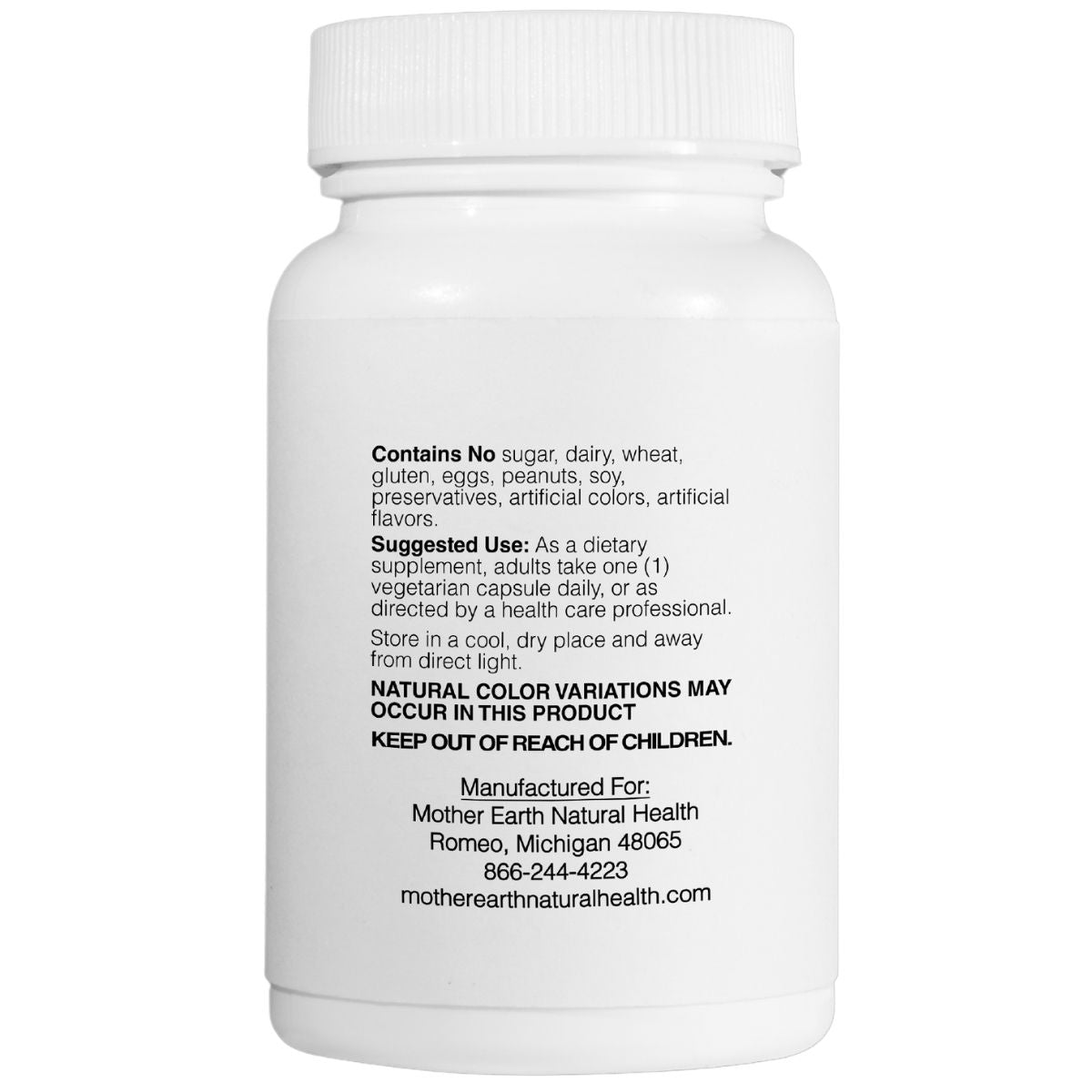 Mother Earth Supplements Turmeric Extract Extra Strength 800mg - Capsules