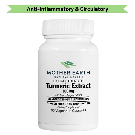 Mother Earth Natural Health - Turmeric Extract Capsules - 60ct