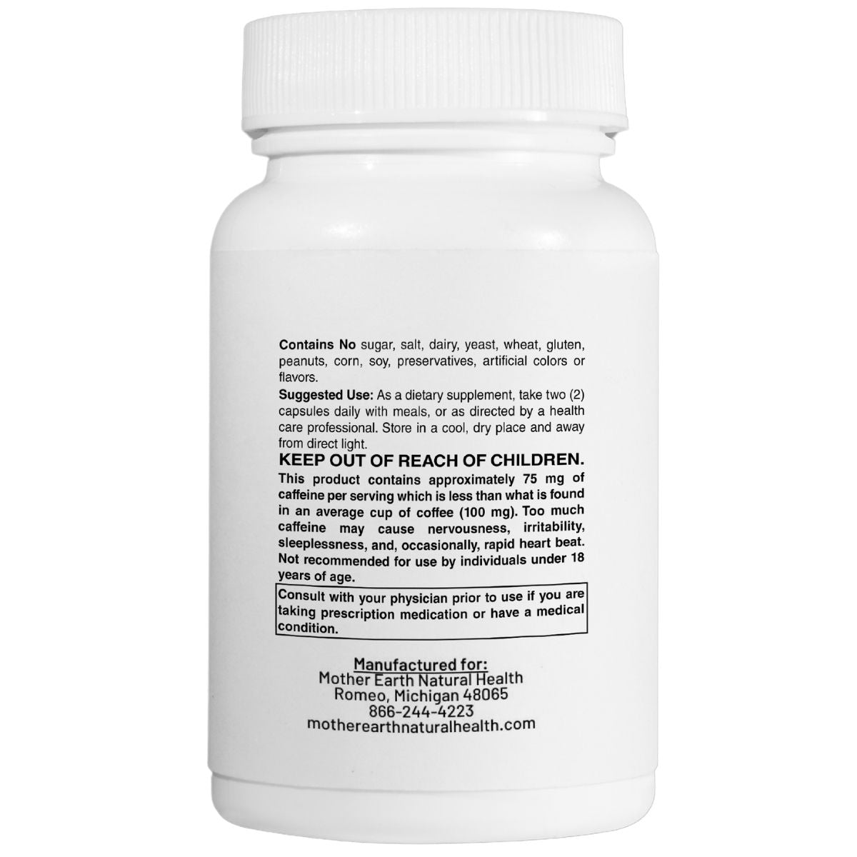 Mother Earth Natural Health Virilomax - Capsules
