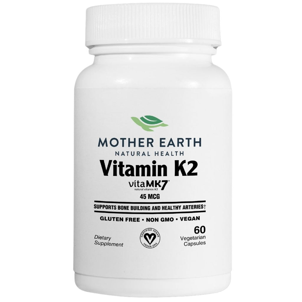 Mother Earth Supplements Vitamin K2 45mcg - Capsules