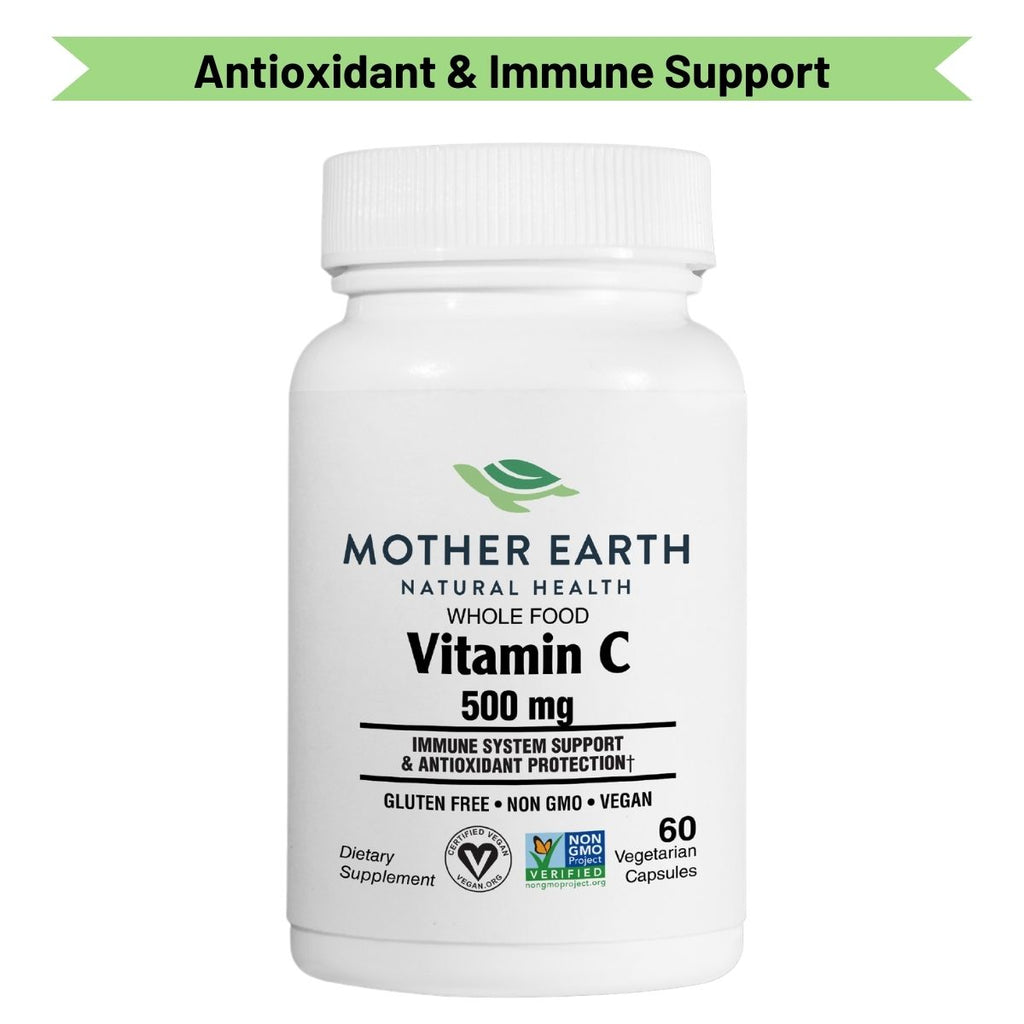 Mother Earth Supplements Whole Food Vitamin C 500mg - Capsules